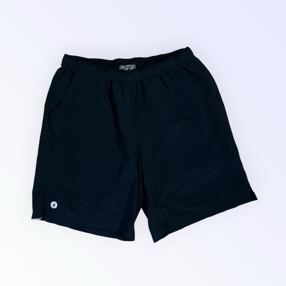 Smartwool Shorts Mens MEDIUM BLACK 7 Inseam Athletic Running Lined Gym Training